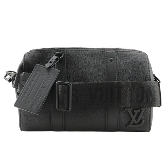 LOUIS VUITTON Shoulder Bag M59255 Calfskin black LV Aerogram City Keepall