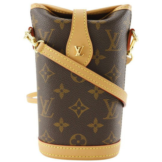 LOUIS VUITTON Shoulder Bag M80874 Monogram canvas Brown fold me pouch