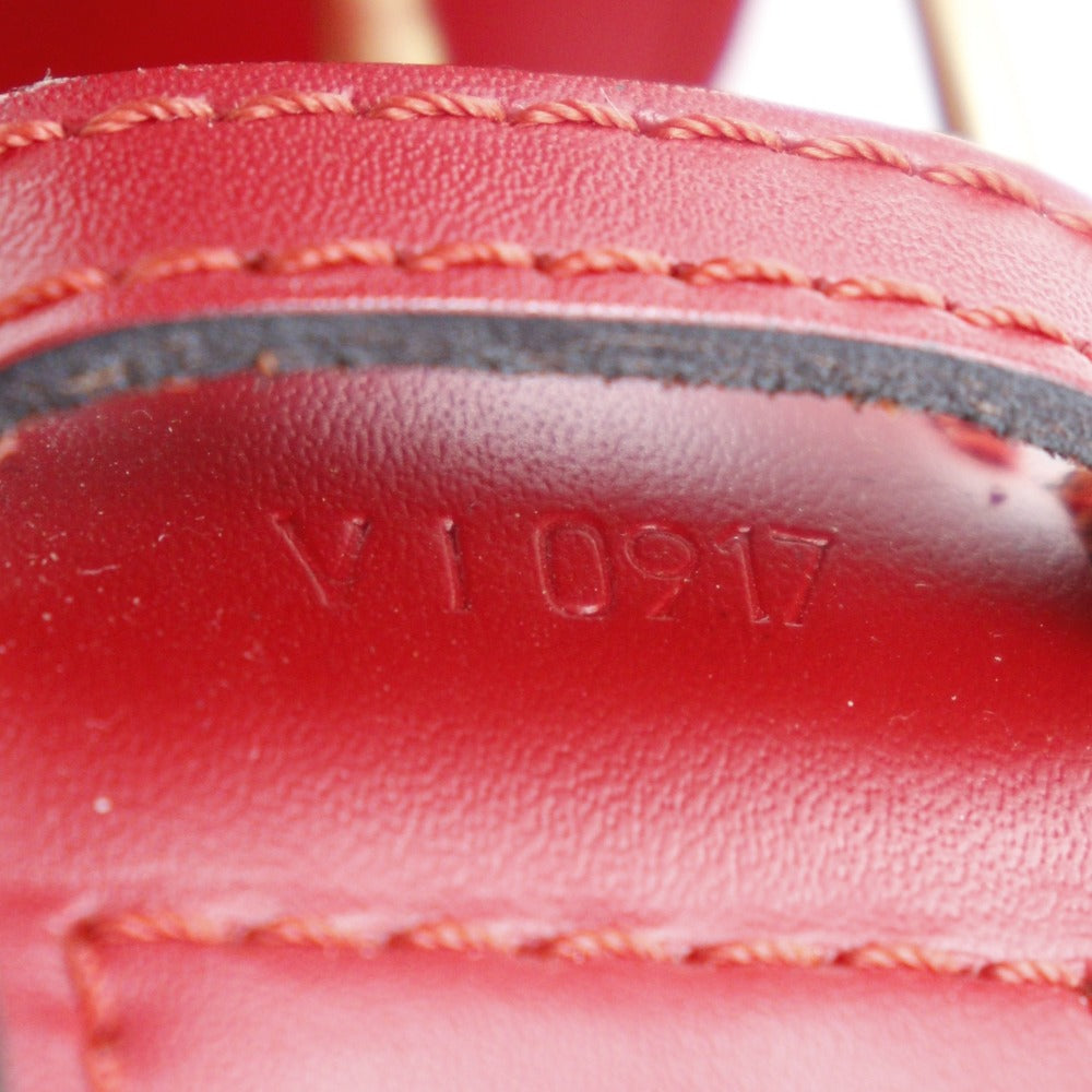 LOUIS VUITTON Shoulder Bag M80207 Epi Leather Red Sack de Paul Women Used Authentic