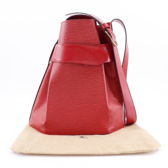 LOUIS VUITTON Shoulder Bag M80207 Epi Leather Red Sack de Paul Women Used Authentic