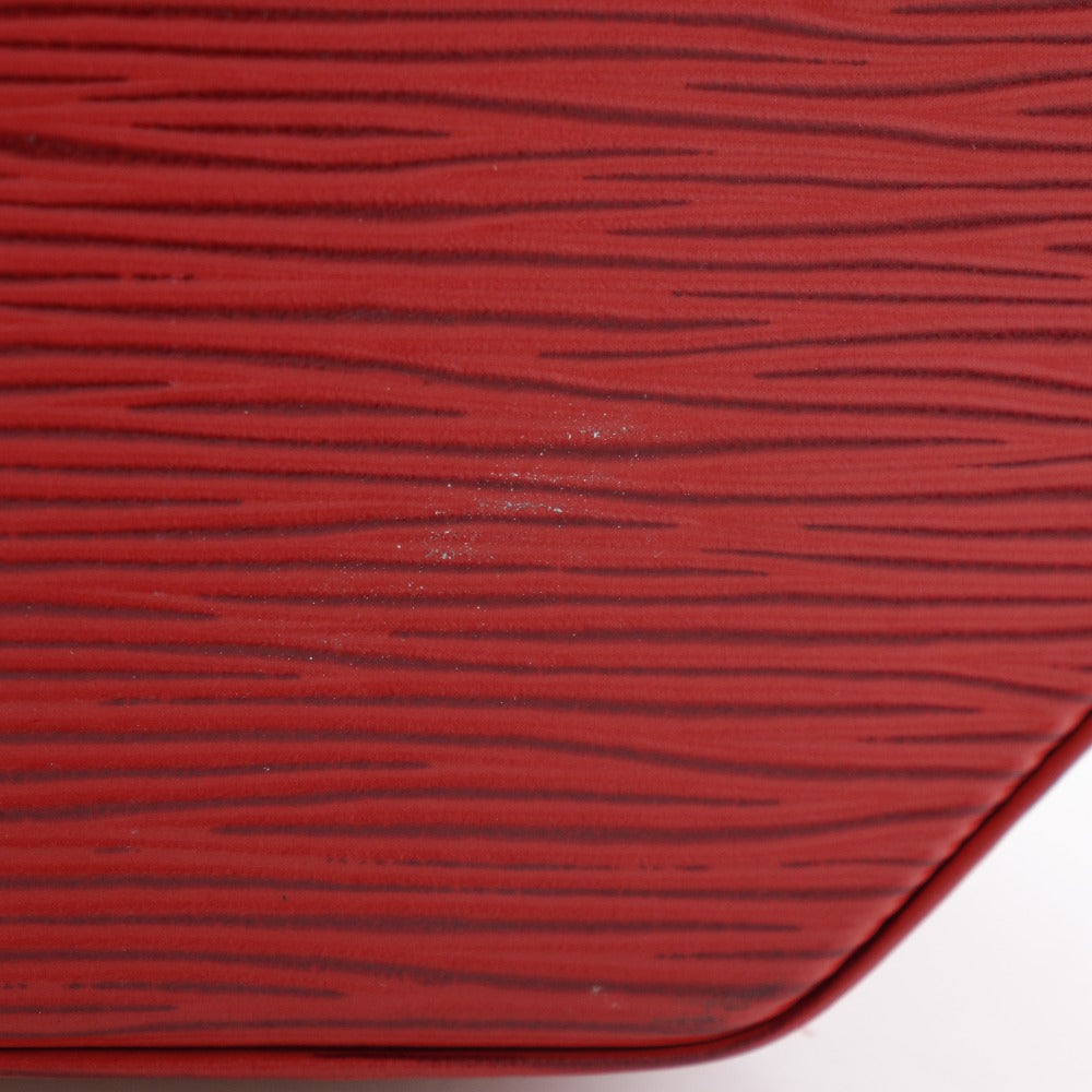 LOUIS VUITTON Shoulder Bag M80207 Epi Leather Red Sack de Paul Women Used Authentic