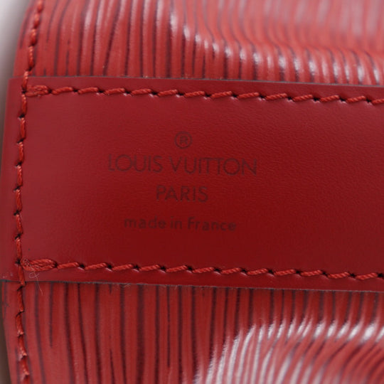 LOUIS VUITTON Shoulder Bag M80207 Epi Leather Red Sack de Paul Women Used Authentic