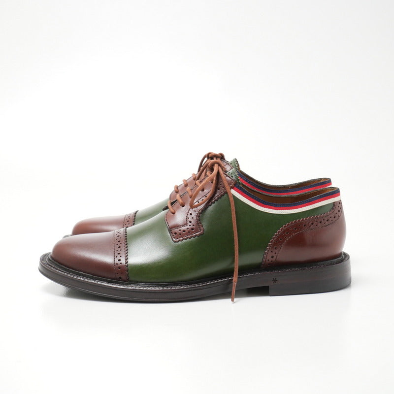 GUCCI Other shoes 496259 leather Green / brown mens 5 Used Authentic