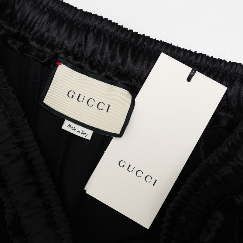 GUCCI Shorts 595537 Velor black mens S Used Authentic