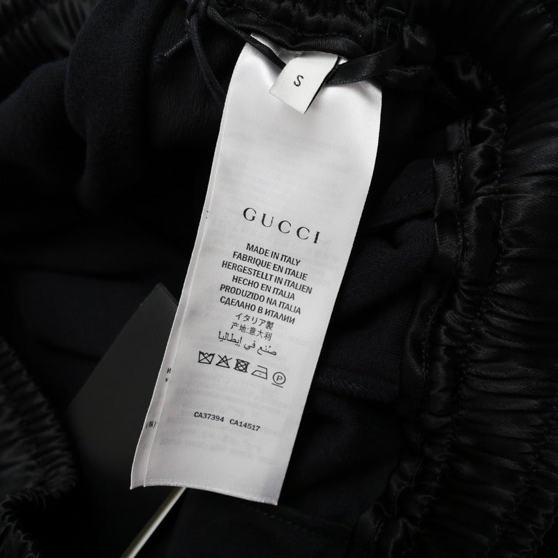 GUCCI Shorts 595537 Velor black mens S Used Authentic