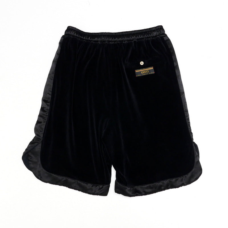 GUCCI Shorts 595537 Velor black mens S Used Authentic