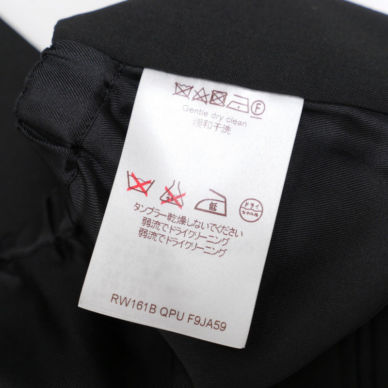 LOUIS VUITTON Vest 95% wool, 5% silk black Women 36 Used Authentic