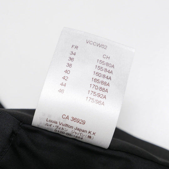 LOUIS VUITTON Vest 95% wool, 5% silk black Women 36 Used Authentic