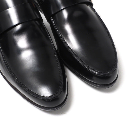 GUCCI loafers 233506 leather black mens 7 Used Authentic