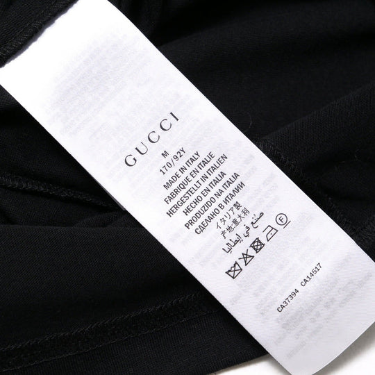 GUCCI Short sleeve T-shirt 539081 cotton black Women M�i170/92Y�j Used Authentic