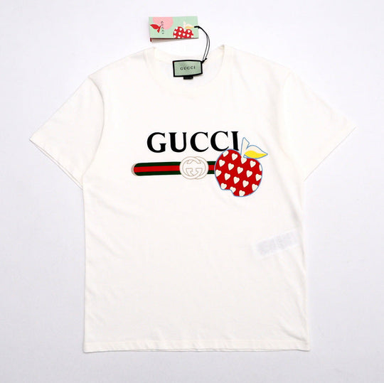GUCCI Short sleeve T-shirt 548334XJDNC cotton Ivory mens XS�i170/88A�j Used Authentic