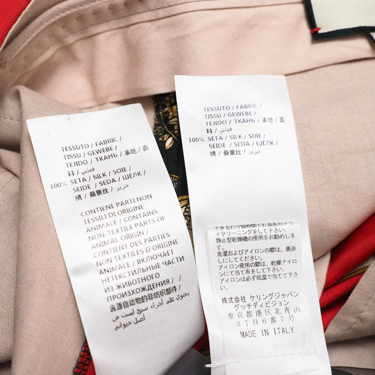 GUCCI setup 550968/545289 silk Black / red Women 40 Used Authentic