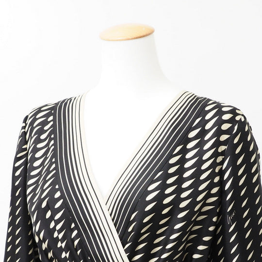 GUCCI one piece 643440 silk Two-tone (black) 42 (170/92Y)