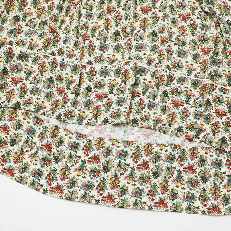 GUCCI one piece 633291 Rayon Beige/Green/Red/Yellow Women 42�i170/92Y�j Used Authentic