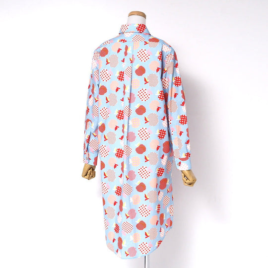 GUCCI one piece 663365 cotton Light blue Women 40 Used Authentic