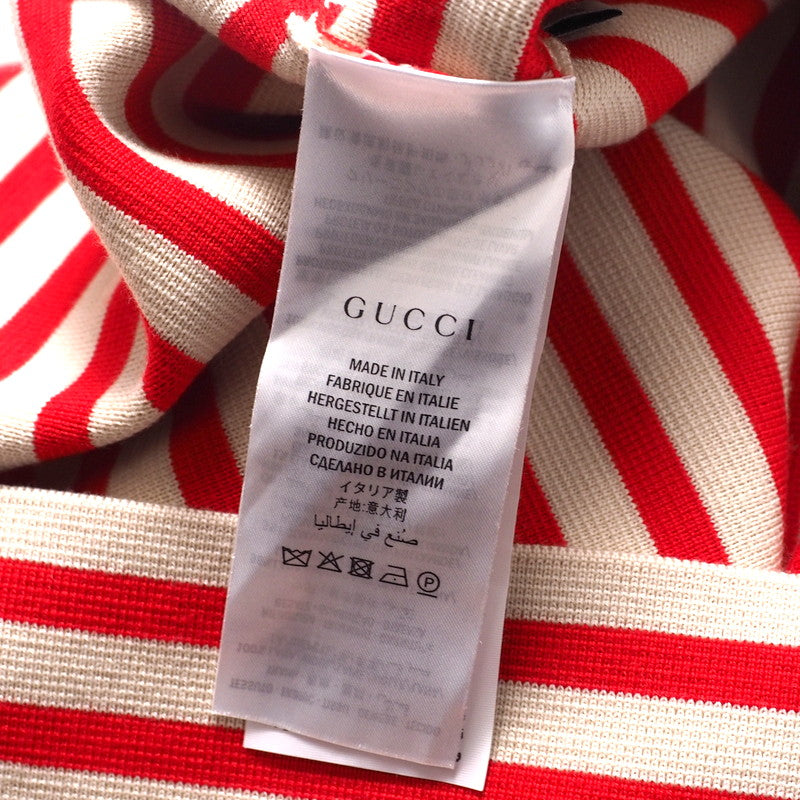GUCCI sweater 572594 knit Beige / red Women M Used Authentic