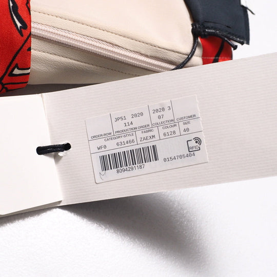 GUCCI one piece 631466 silk Red Women 40 Used Authentic