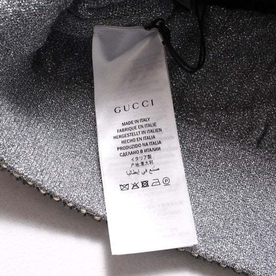 GUCCI sweater 514521 knit Silver / Gold Women S Used Authentic