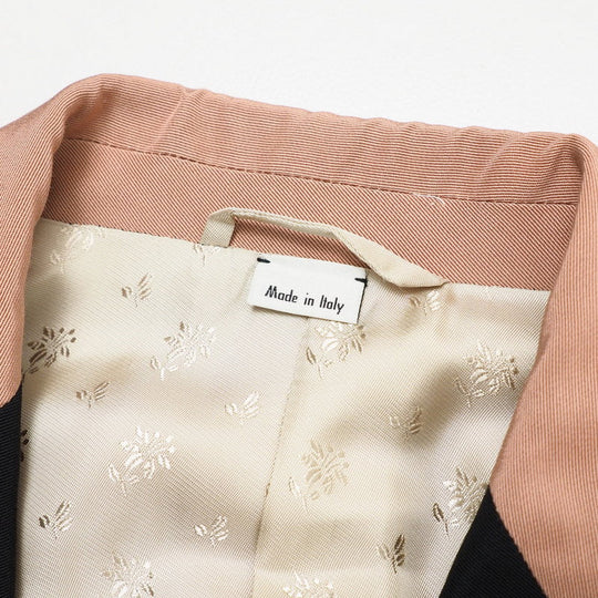 GUCCI tailored jacket 621256 cotton Pink/Black/Gold 42