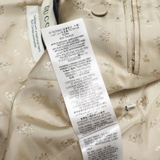 GUCCI tailored jacket 621256 cotton Pink/Black/Gold 42