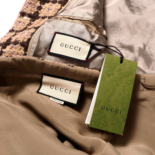 GUCCI suit 664243/677554 tweed multicolor 36 (155/80Y)