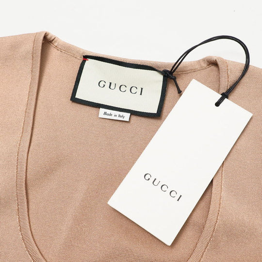 GUCCI Cut 624281 Rayon beige Women XL(175/96A) Used Authentic