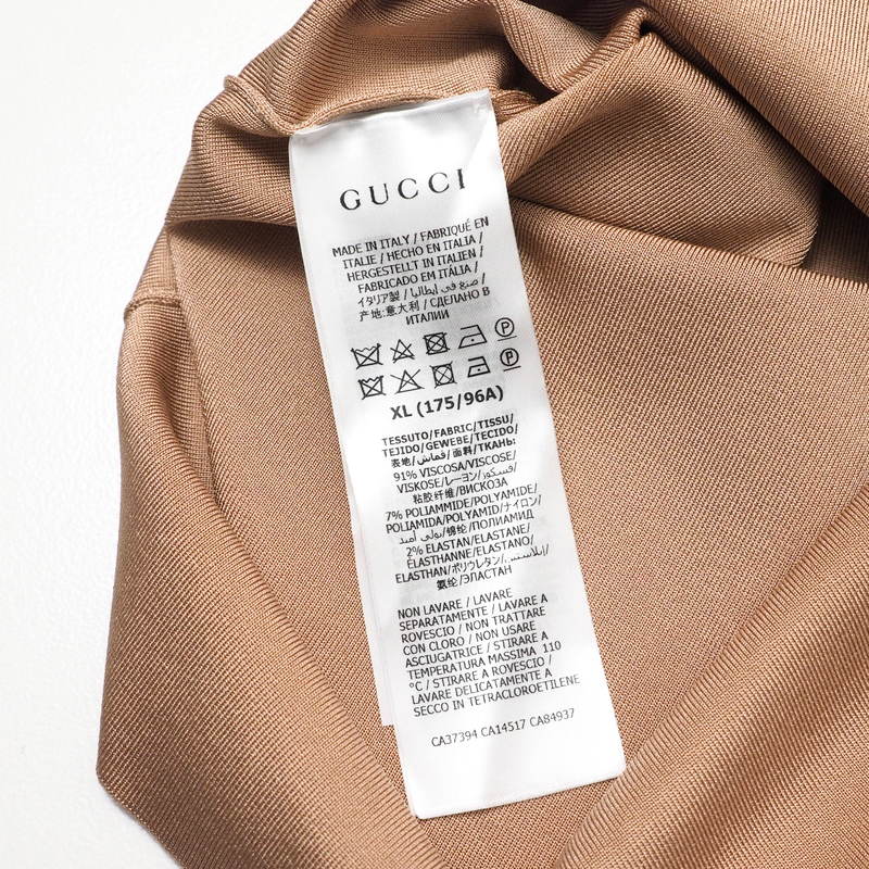 GUCCI Cut 624281 Rayon beige Women XL(175/96A) Used Authentic