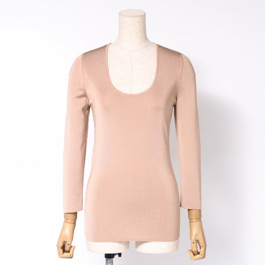 GUCCI Cut 624281 Rayon beige Women XL(175/96A) Used Authentic