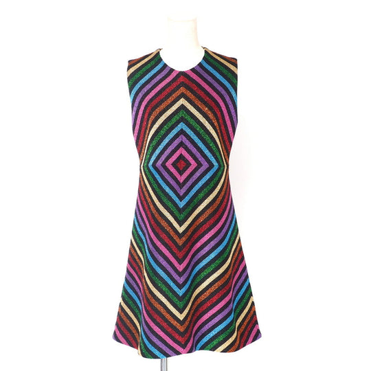 GUCCI one piece knit multicolor Women L Used Authentic