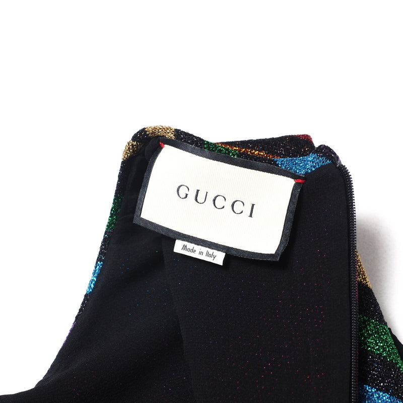 GUCCI one piece knit multicolor Women L Used Authentic