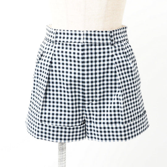 LOUIS VUITTON Shorts RW141W F5PA05B7P cotton navy/grey/white Women 34 Used Authentic