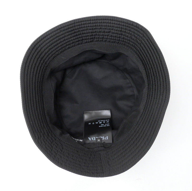 PRADA hat 2HC137 Nylon black unisex(Unisex) M Used Authentic