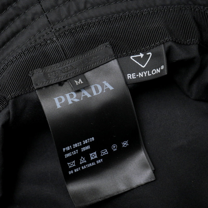 PRADA hat 2HC137 Nylon black unisex(Unisex) M Used Authentic