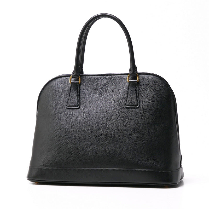 PRADA Handbag BN2558 leather black Safiano Women Used Authentic