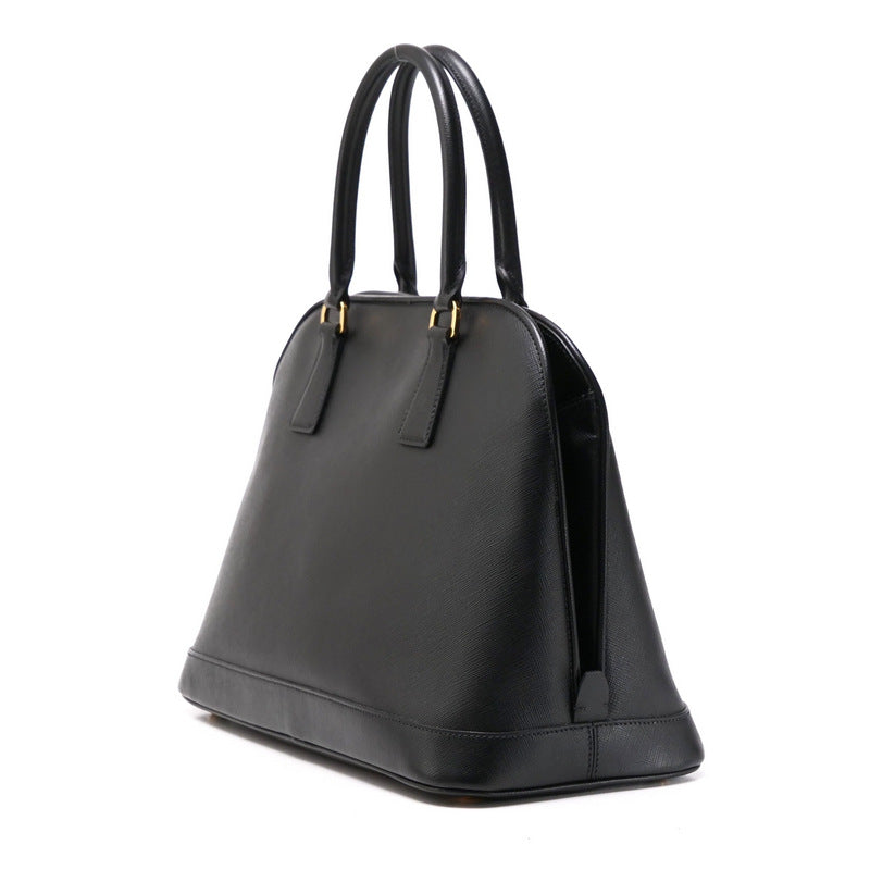 PRADA Handbag BN2558 leather black Safiano Women Used Authentic