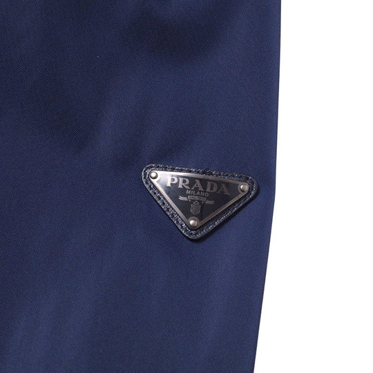 PRADA Jacket SGH038 Nylon Navy mens 46 Used Authentic