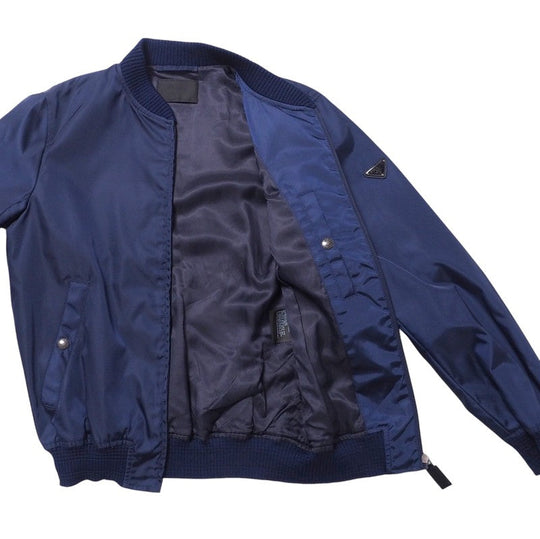 PRADA Jacket SGH038 Nylon Navy mens 46 Used Authentic