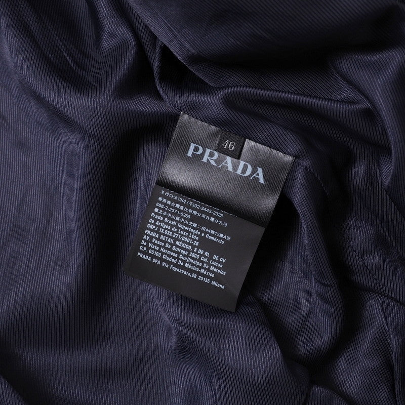 PRADA Jacket SGH038 Nylon Navy mens 46 Used Authentic
