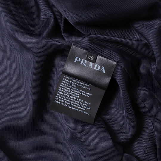 PRADA Jacket SGH038 Nylon Navy mens 46 Used Authentic