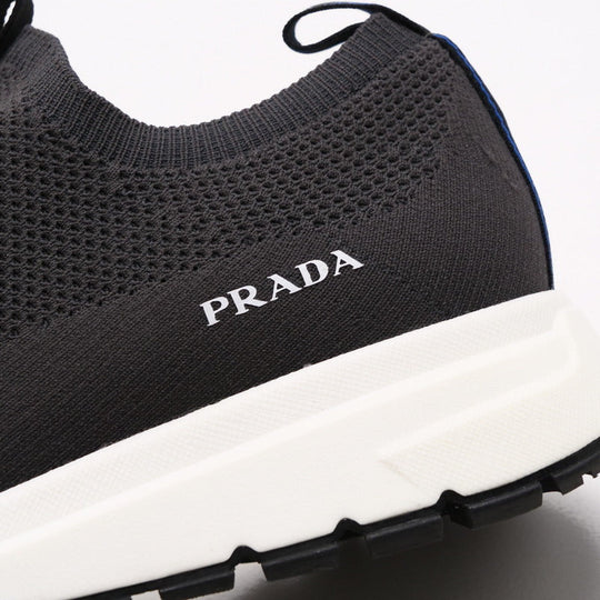 PRADA sneakers 2S2953 80% nylon 20% polyurethane Gray type mens 5.5 Used Authentic