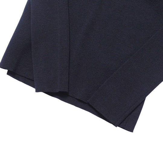 PRADA sweater P24621 1AGE knit Navy Women 40 Used Authentic