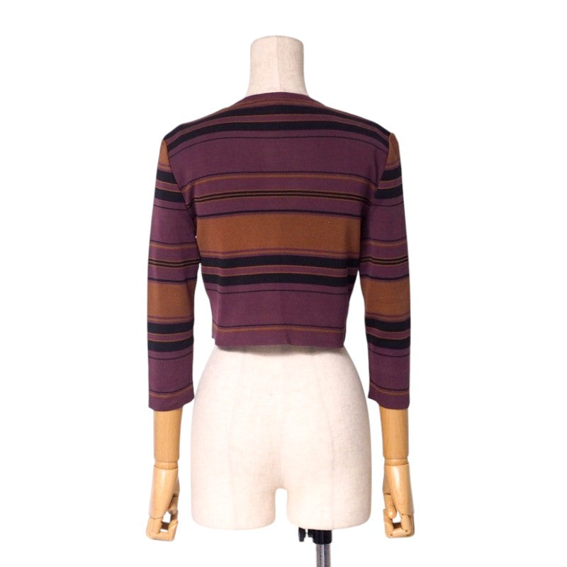 GUCCI ensemble 257-5012-6167/256-5010-6167 cotton purple Women M Used Authentic