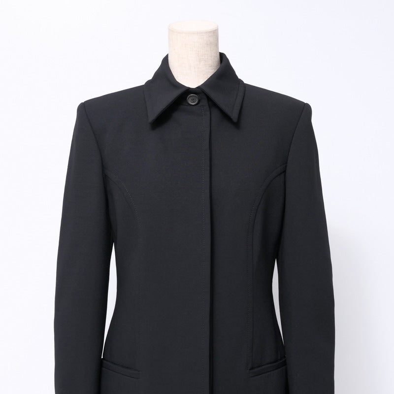 GUCCI Jacket 44% nylon, 25% rayon, 24% wool, 7% polyurethane black 214-0242-7998 Women 38 Used Authentic