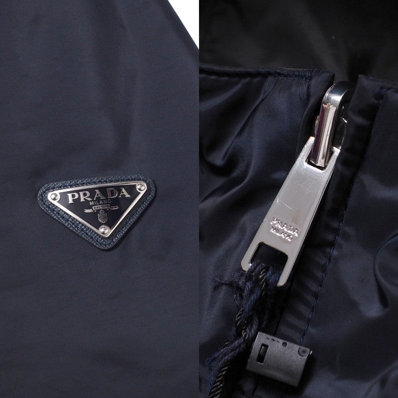 PRADA Jacket SGB224 polyester Navy / Black mens 58 Used Authentic