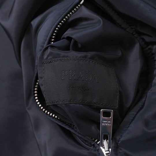 PRADA Jacket SGB224 polyester Navy / Black mens 58 Used Authentic