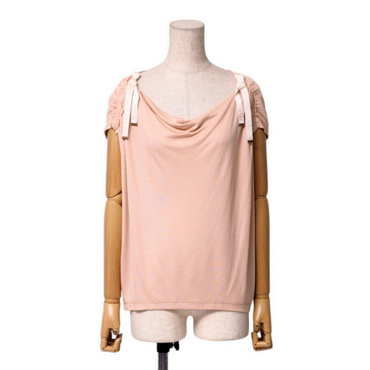 LOUIS VUITTON Cut RW102W WRTS12JEX Rayon pink beige Women XS Used Authentic