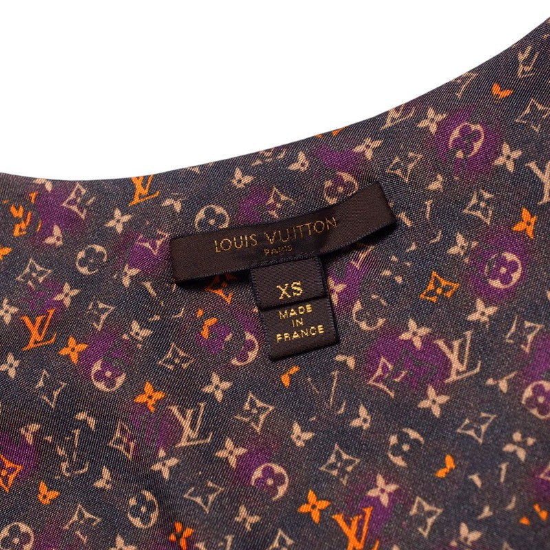 LOUIS VUITTON Cut RW102W WRTS12JEX Rayon pink beige Women XS Used Authentic