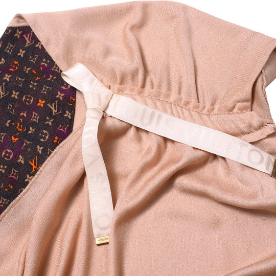 LOUIS VUITTON Cut RW102W WRTS12JEX Rayon pink beige Women XS Used Authentic