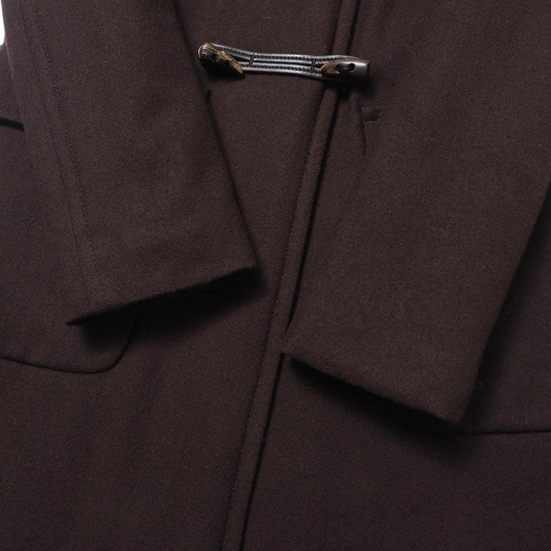 PRADA Duffel coat 86561 wool Brown Women 40 Used Authentic