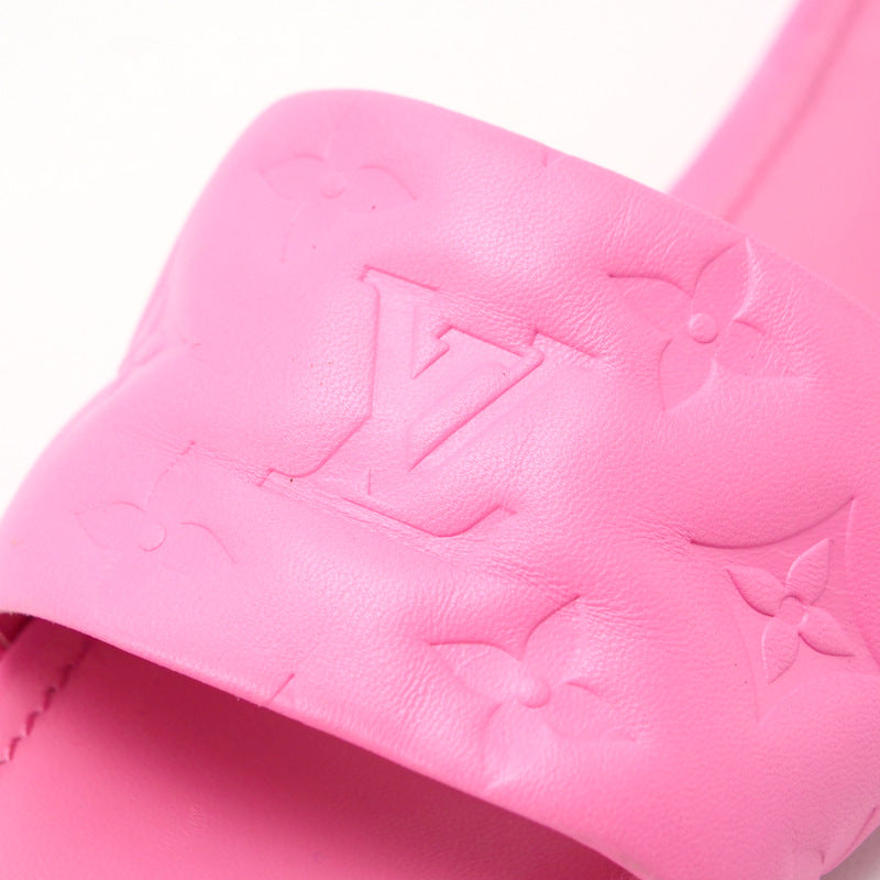LOUIS VUITTON Sandals leather pink revival line Women 36 Used Authentic